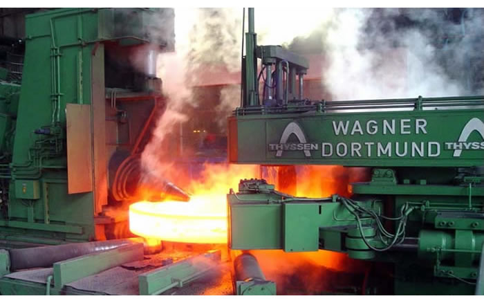 德國瓦格納Φ5米數(shù)控軋環(huán)機