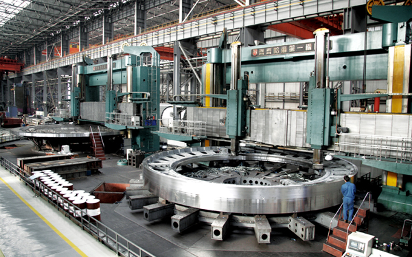 Φ16m數(shù)控重型雙柱立車群