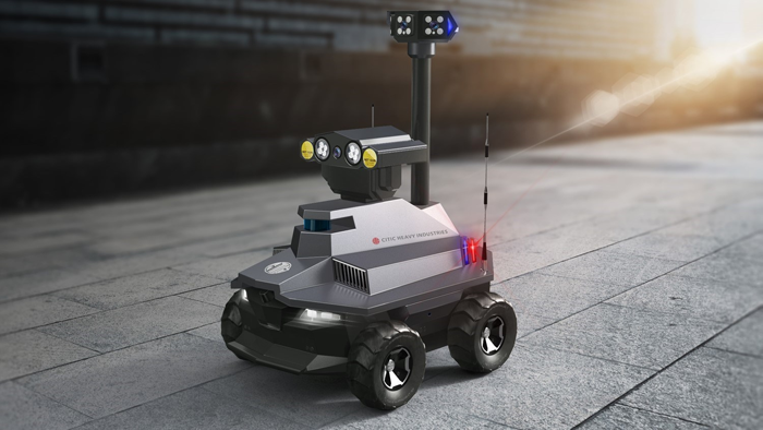 智能安防巡邏機器人